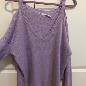 Women’s lavender sweater from Urban Outfitters